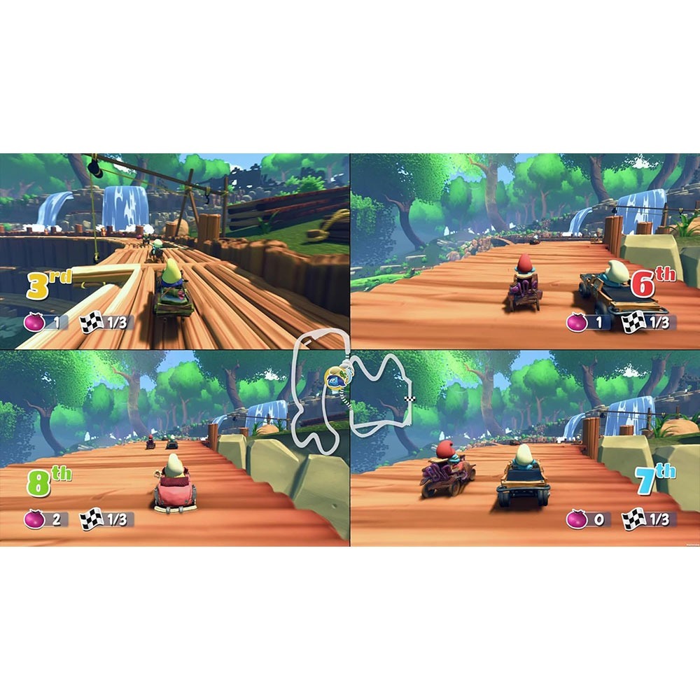 【一起玩】NS SWITCH 藍色小精靈奇幻合輯 中英日文歐版 THE SMURFTASTIC COLLECTION-細節圖6