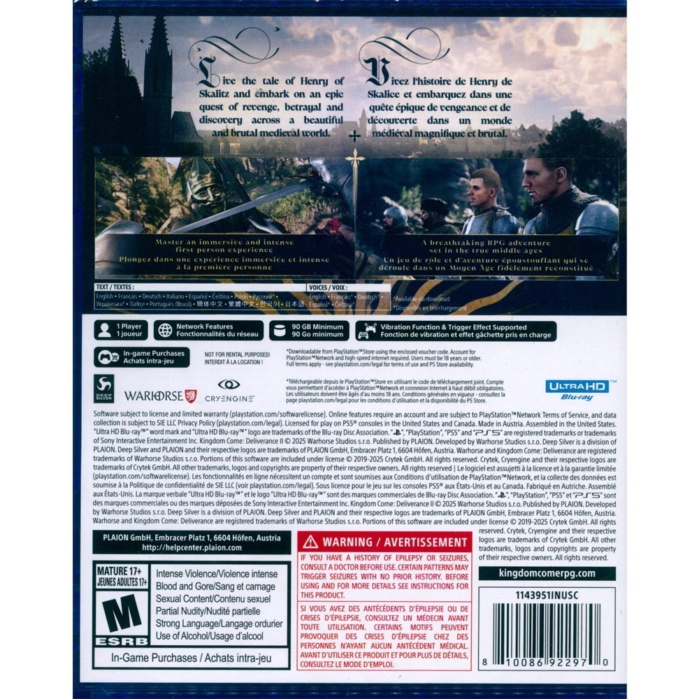 【一起玩】PS5 天國降臨：救贖2 中文版 Kingdom Come Deliverance 2-細節圖3