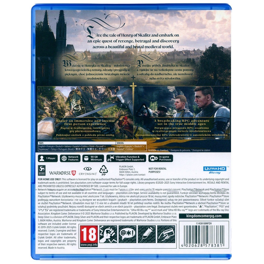 【一起玩】PS5 天國降臨：救贖2 中文版 Kingdom Come Deliverance 2-細節圖5