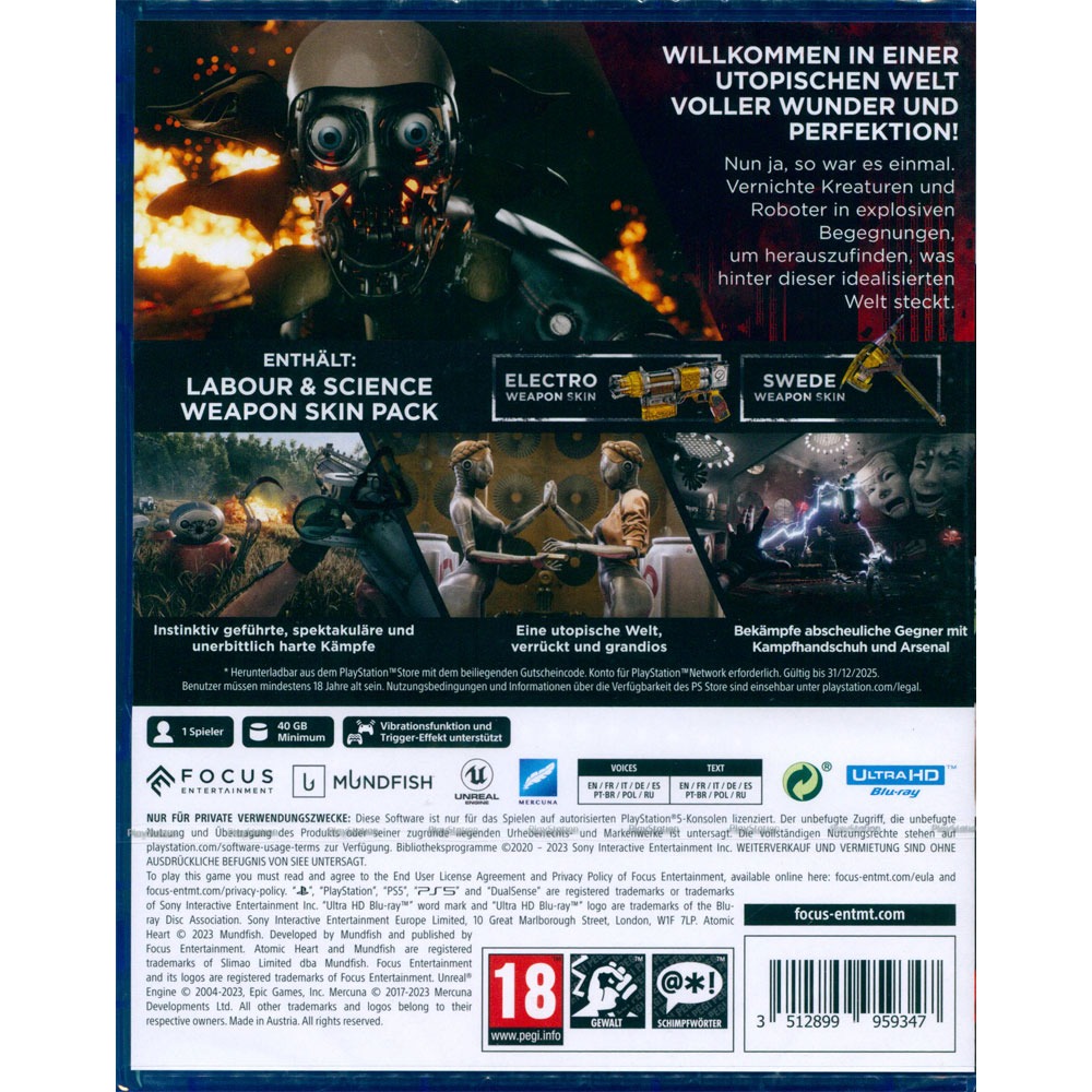 【一起玩】PS5 原子之心 中英日文歐版 Atomic Heart-細節圖4