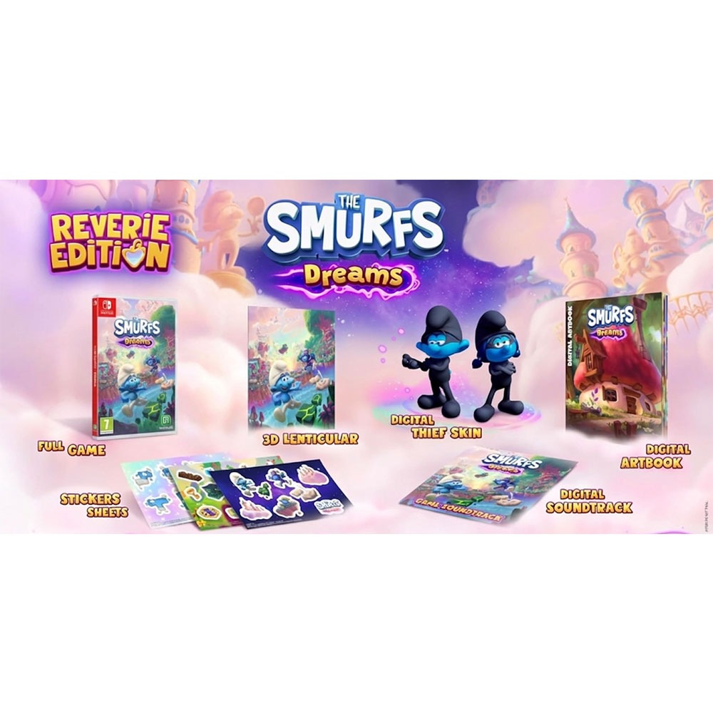 【一起玩】NS SWITCH 藍色小精靈：夢想 夢幻版 中英日文歐版 The Smurfs: Dreams-細節圖4