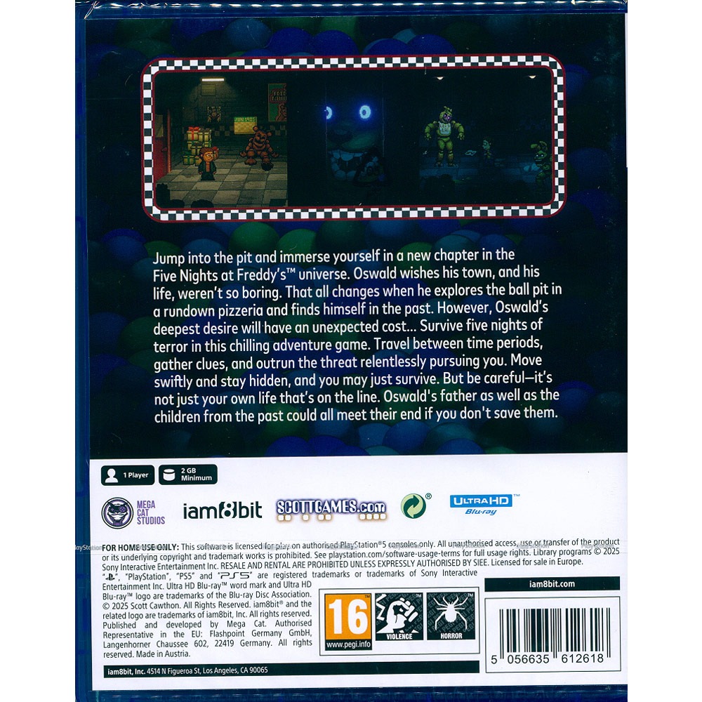 【一起玩】PS5 佛雷迪的五夜驚魂：進入深淵 中英日文歐版 Five Nights at Freddys-細節圖3