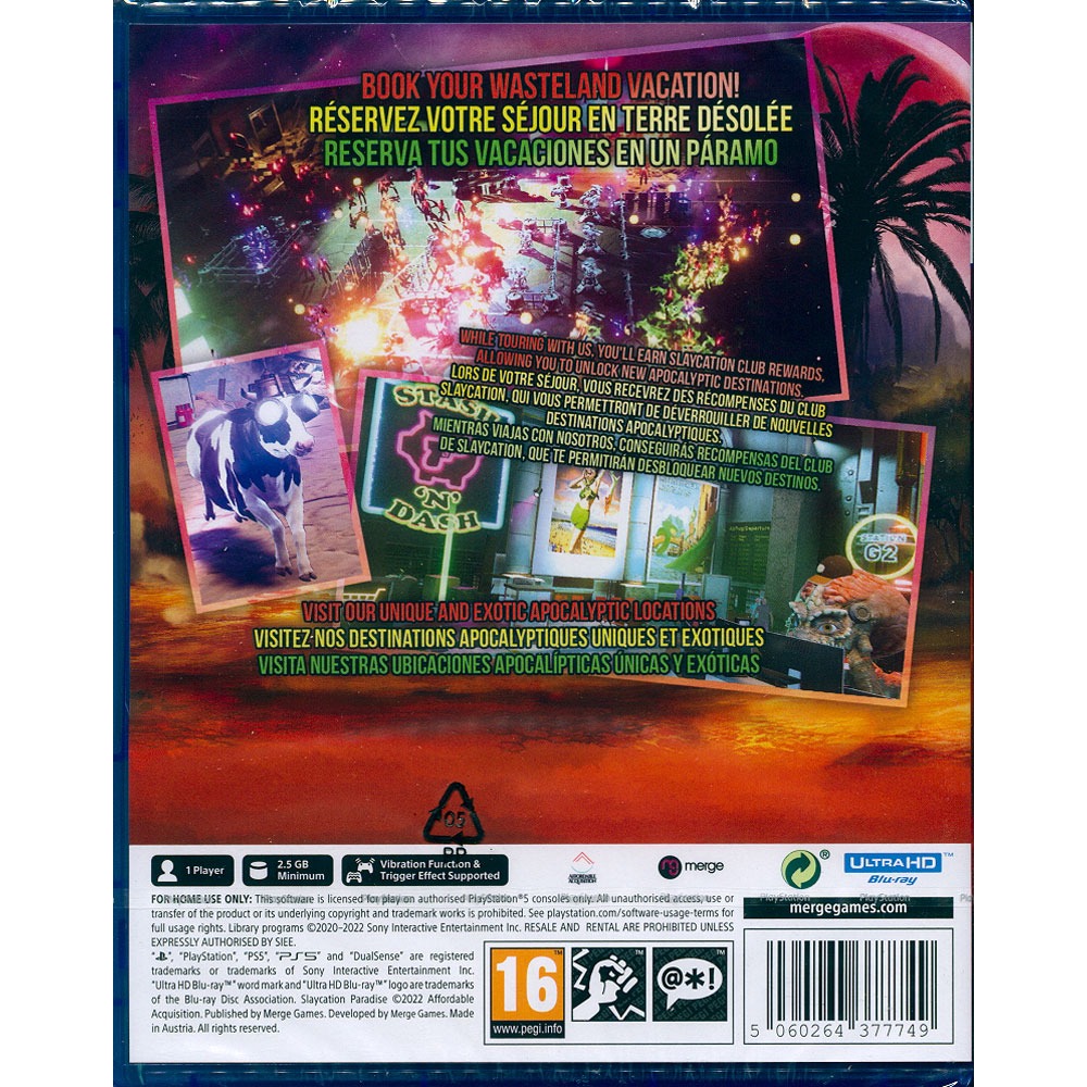 【一起玩】PS5 末日度假村 中英日文歐版 Slaycation Paradise-細節圖3