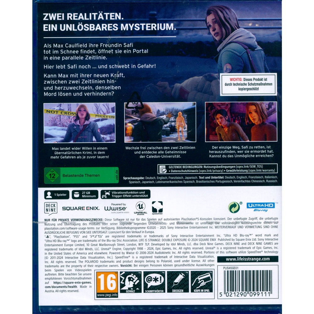 【一起玩】PS5 奇異人生：雙重曝光 中英日文歐版 Life is Strange Double Exposure-細節圖2