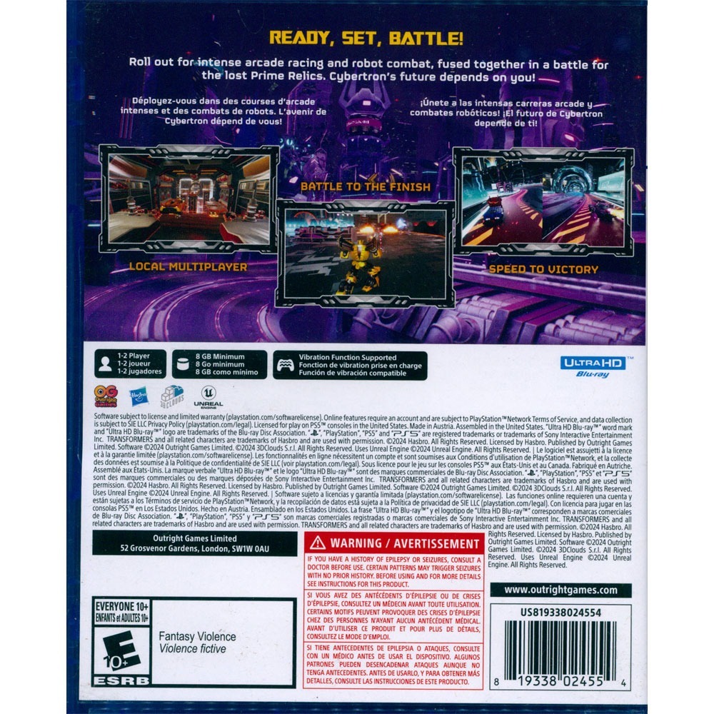 【一起玩】PS5 變形金剛：銀河試煉 中英日文美版 TRANSFORMERS: Galactic Trials-細節圖3
