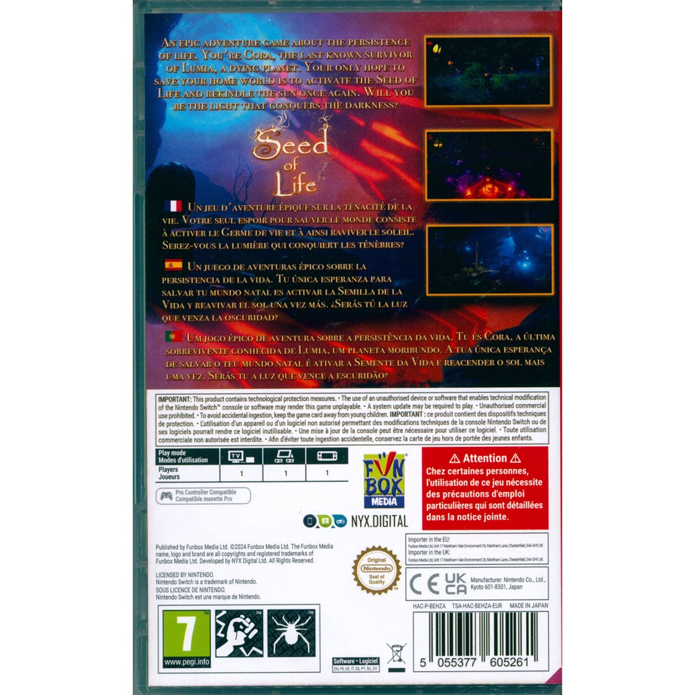 【一起玩】NS SWITCH 生命之種 中英文歐版 Seed of Life-細節圖3