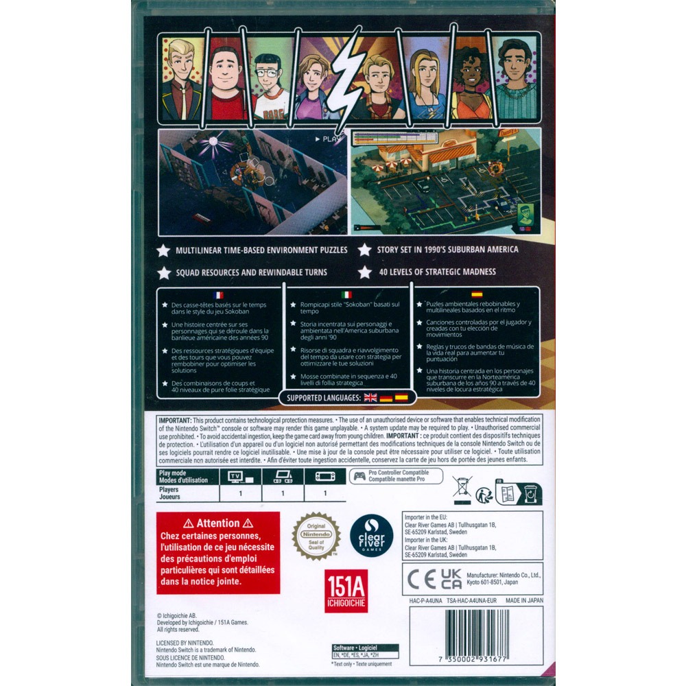 【一起玩】NS SWITCH 反拍樂團 中英日文歐版 BACKBEAT-細節圖3