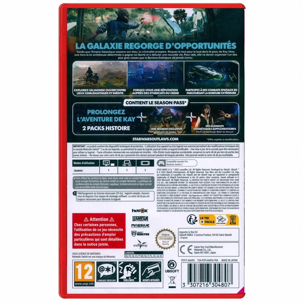 【一起玩】NS2 Switch2 星際大戰：亡命之徒 黄金版 中英日文歐版 STAR WARS OUTLAWS-細節圖3