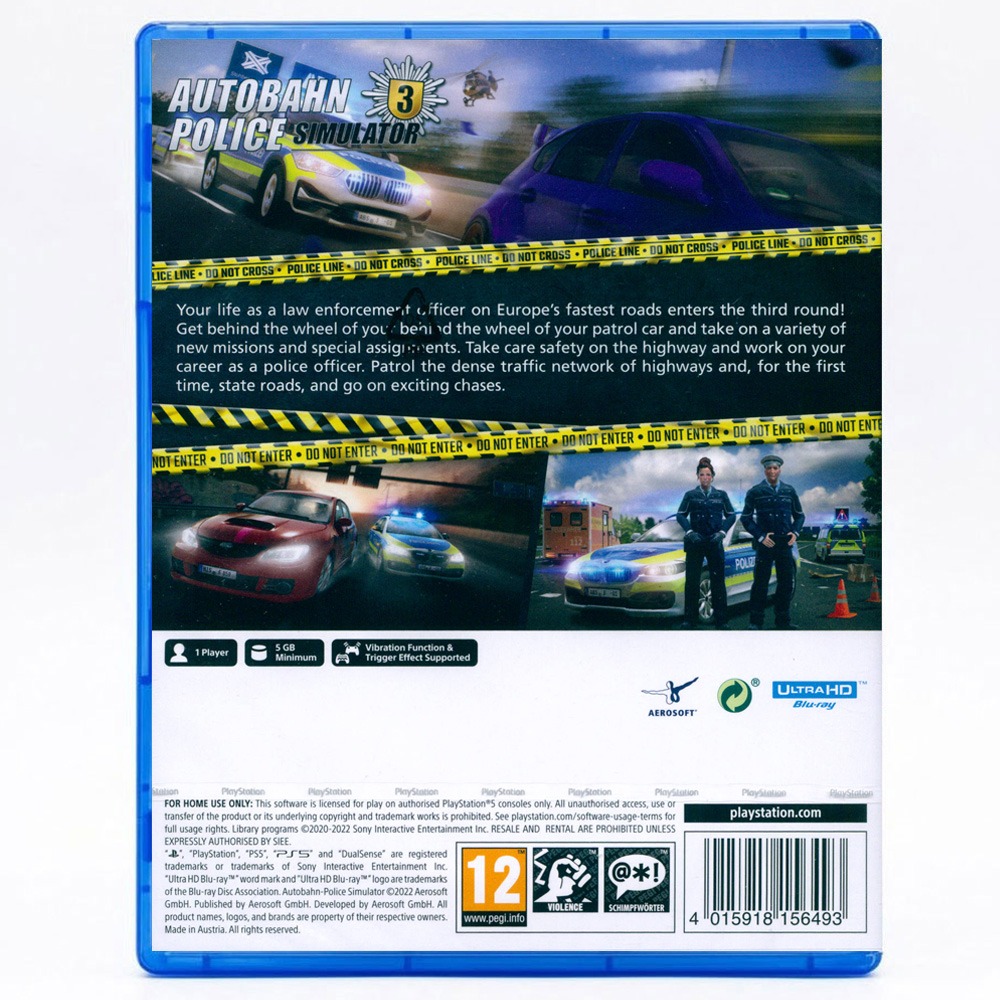 【一起玩】PS5 高速公路警察模擬器 3 中英文歐版 Autobahn Police Simulator 3-細節圖2