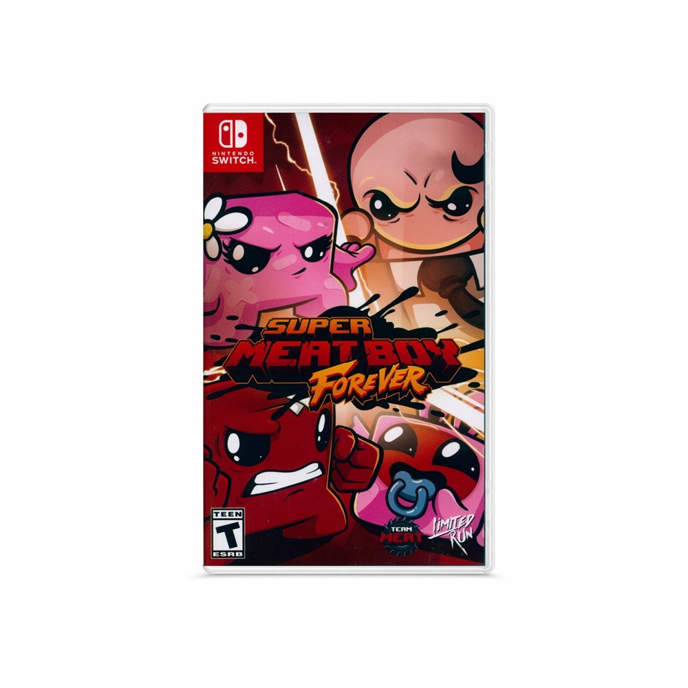 【一起玩】NS Switch 超級肉肉男孩：永恆不朽 中英日文美版 SUPER MEAT BOY FOREVER-細節圖2