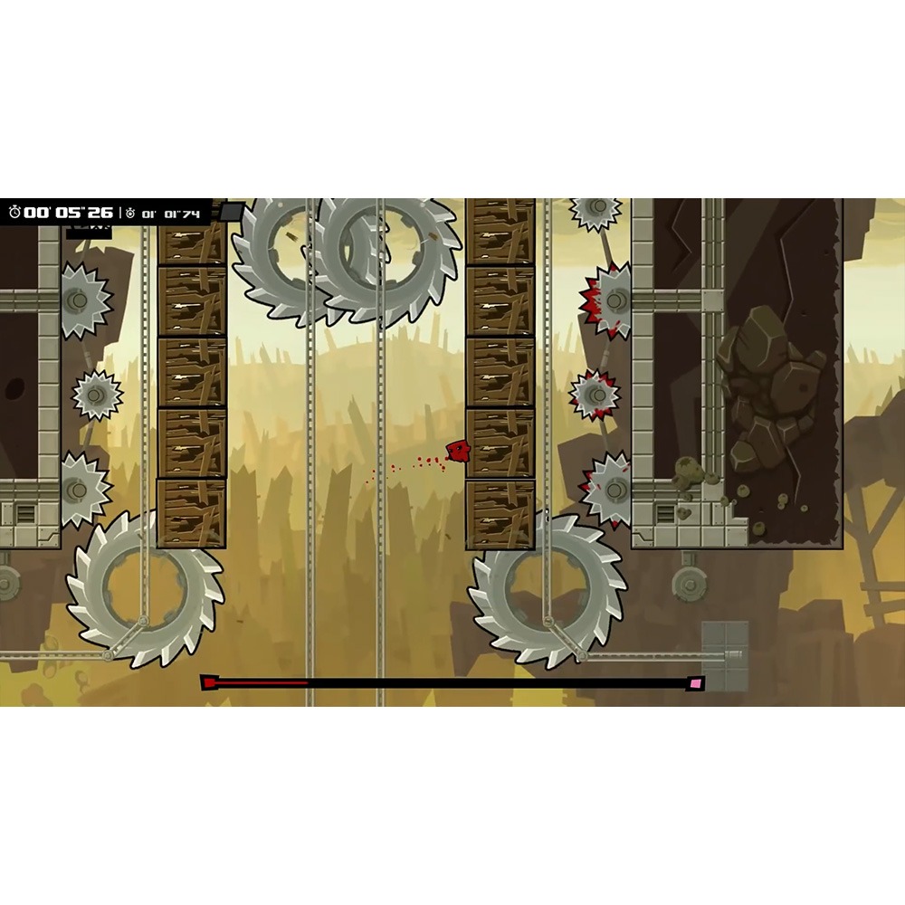 【一起玩】NS Switch 超級肉肉男孩：永恆不朽 中英日文美版 SUPER MEAT BOY FOREVER-細節圖4