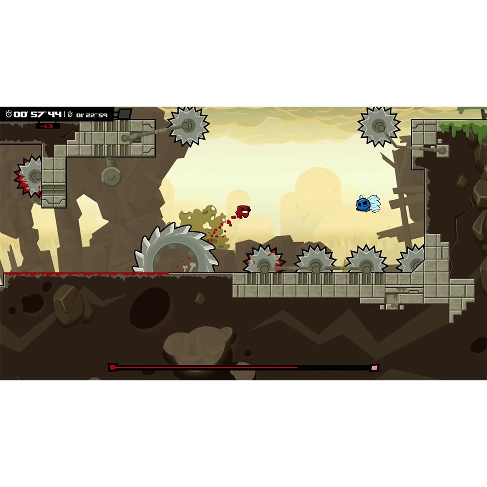 【一起玩】NS Switch 超級肉肉男孩：永恆不朽 中英日文美版 SUPER MEAT BOY FOREVER-細節圖7
