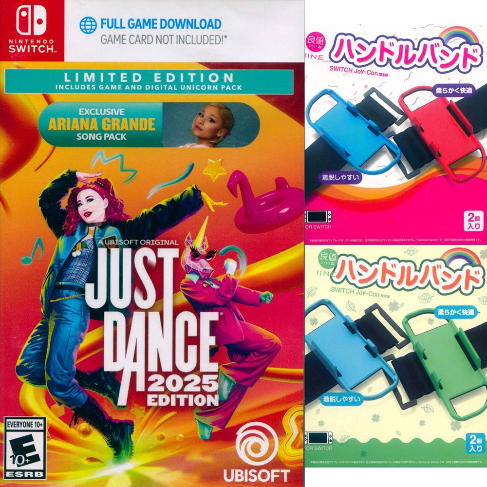 【一起玩】NS SWITCH 舞力全開 2025 限量版 中英文美版(盒裝序號) Just Dance 2025-規格圖11