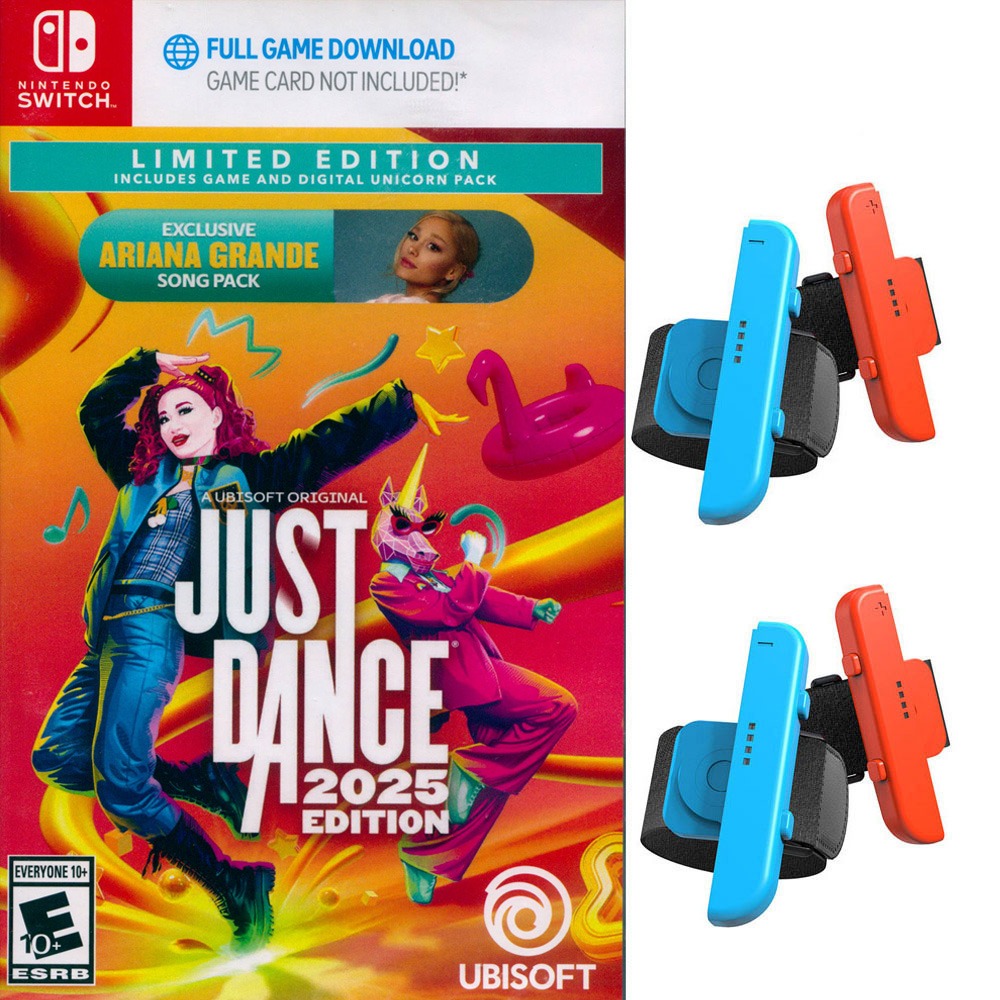 【一起玩】NS SWITCH 舞力全開 2025 限量版 中英文美版(盒裝序號) Just Dance 2025-規格圖11