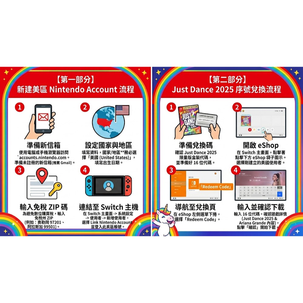 【一起玩】NS SWITCH 舞力全開 2025 限量版 中英文美版(盒裝序號) Just Dance 2025-規格圖11