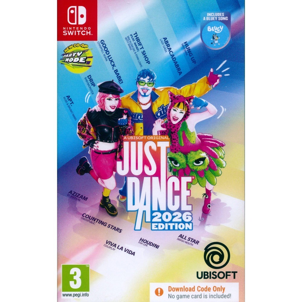 【一起玩】NS SWITCH 舞力全開 2026 中英文歐版 (盒裝序號) Just Dance 2026-規格圖11