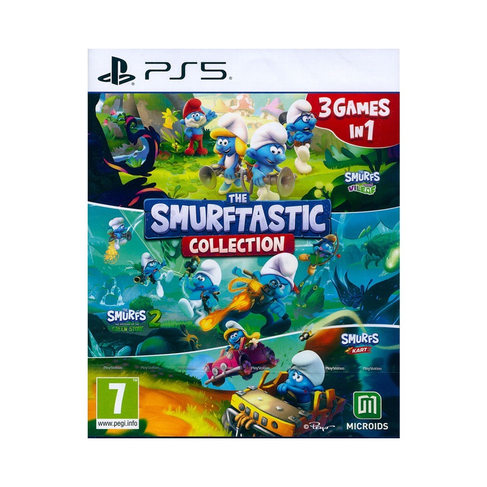 【一起玩】PS5 藍色小精靈奇幻合輯 中英日文歐版 THE SMURFTASTIC COLLECTION-細節圖2