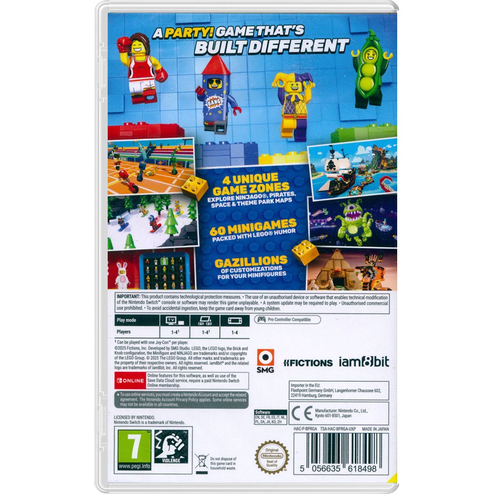 【一起玩】NS SWITCH 樂高派對 中英日文歐版 LEGO: Party!-細節圖3