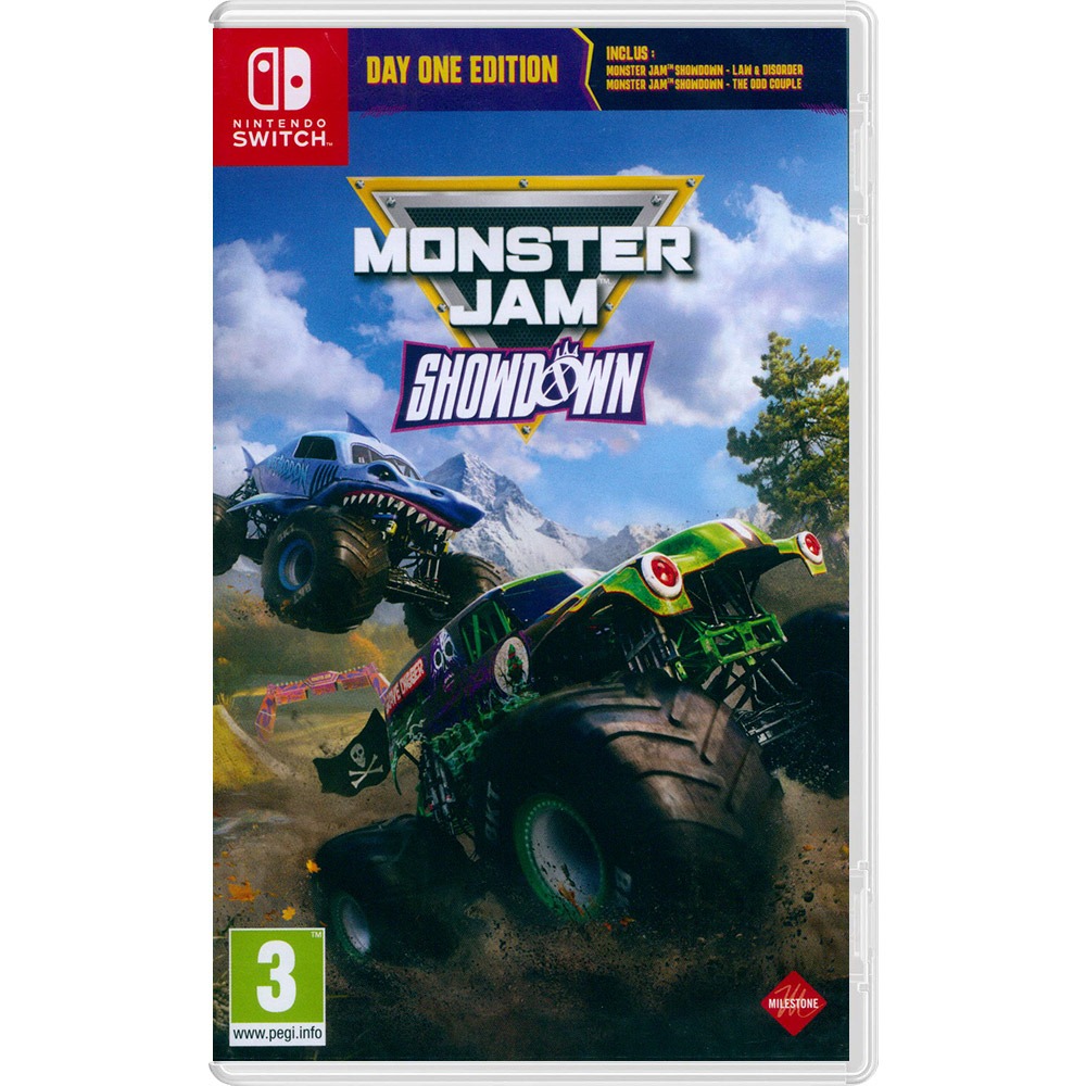 【一起玩】NS Switch 怪獸卡車大決戰 首日版 中英日文歐版 Monster Jam Showdown-細節圖2