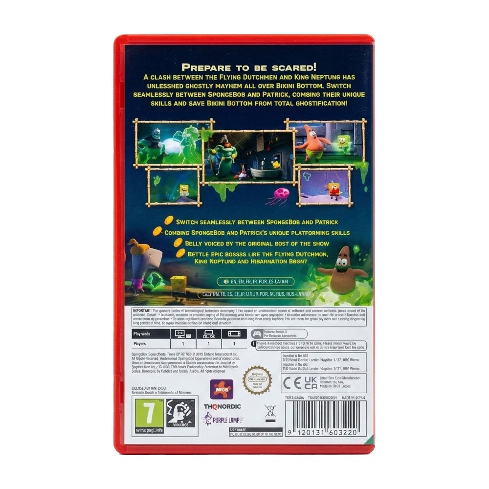 【一起玩】NS2 Switch2 海綿寶寶：海洋巨頭之亂 中英日文歐版 (鑰匙卡) SpongeBob-細節圖3