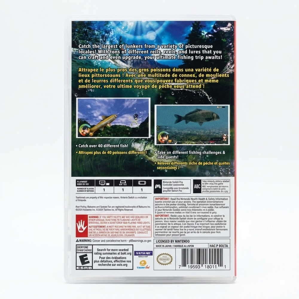 【一起玩】NS Switch 戶外釣魚：夏日時光 中英日文美版 Reel Fishing Days of Summer-細節圖3