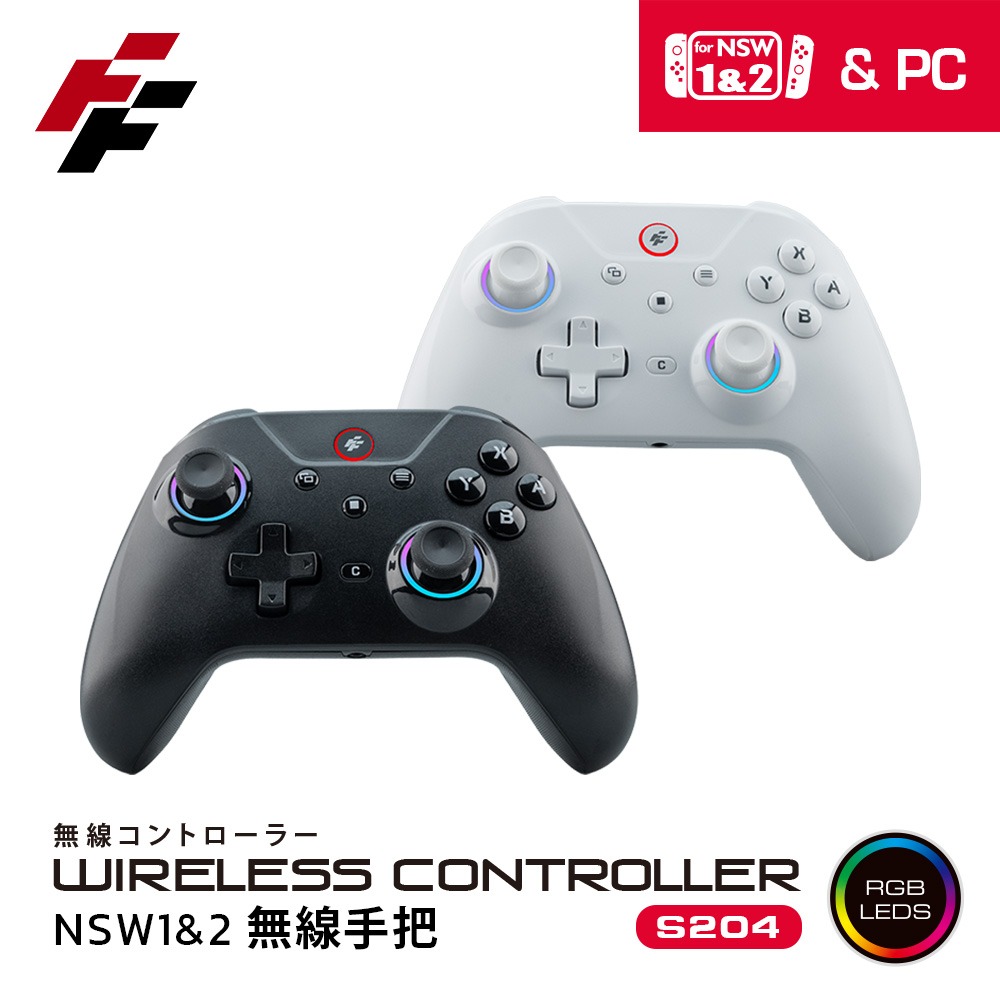 【一起玩】FlashFire Switch 2 Switch  PC 藍芽無線手把 霍爾搖桿 RGB燈效 連發-細節圖2