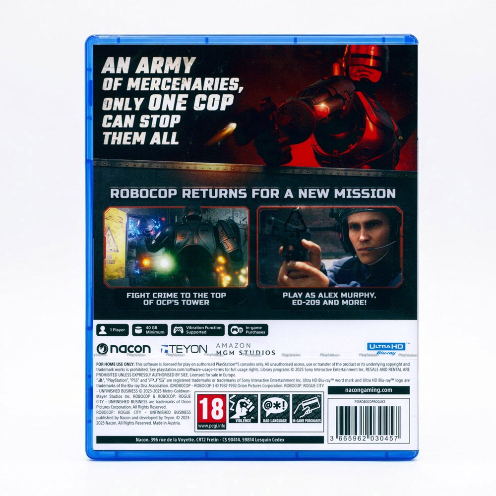 【一起玩】PS5 機器戰警：暴戾都市 餘孽未清 中英日文歐版 RoboCop: Rogue City 惡棍城市-細節圖3