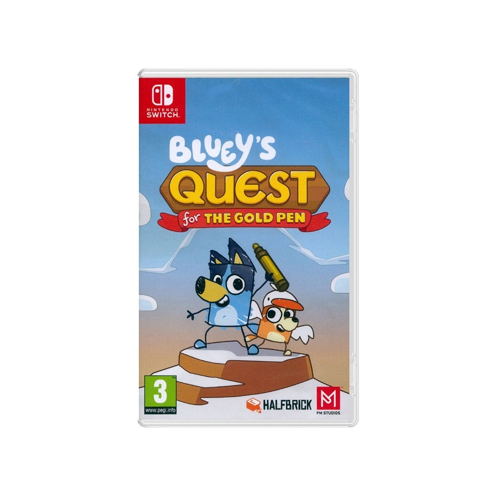 【一起玩】NS Switch 妙妙犬布麗：取回黃金筆 中英日文歐版 Blueys Quest For The Gold-細節圖2