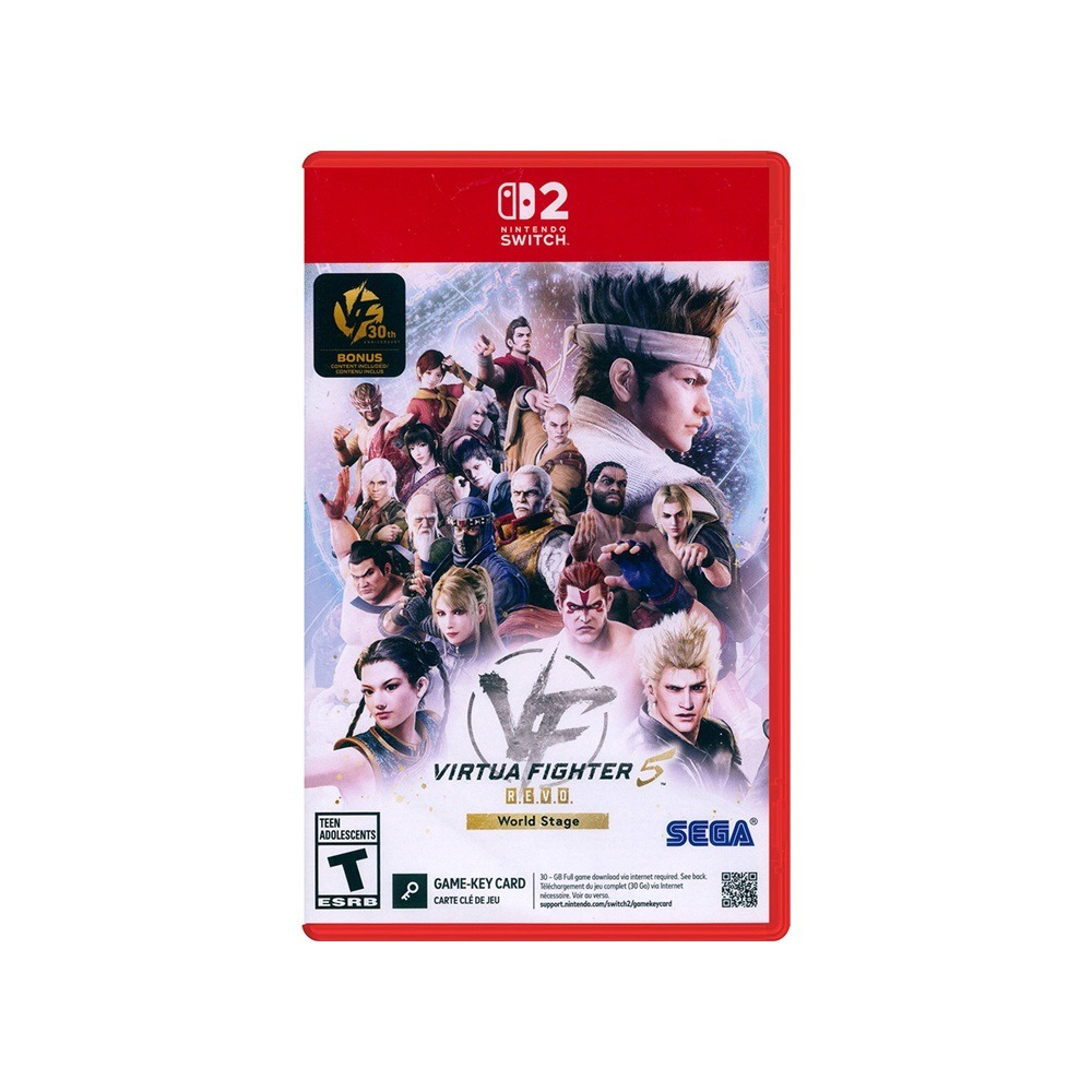 【一起玩】NS2 Switch2 VR快打5 REVO 世界舞台30週年紀念版 中英日文美版 (鑰匙卡) Virtua-細節圖2