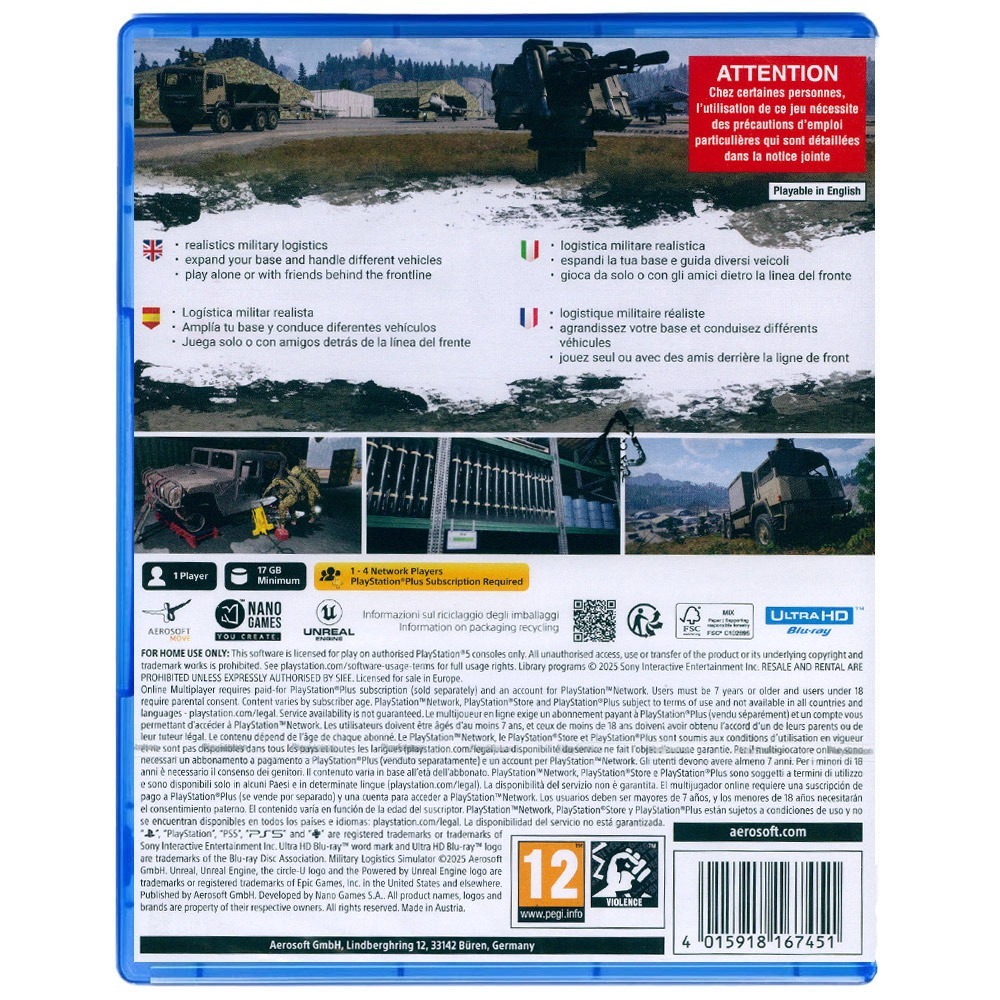【一起玩】PS5 軍事後勤模擬器 中英日文歐版 MILITARY LOGISTICS SIMULATOR-細節圖3