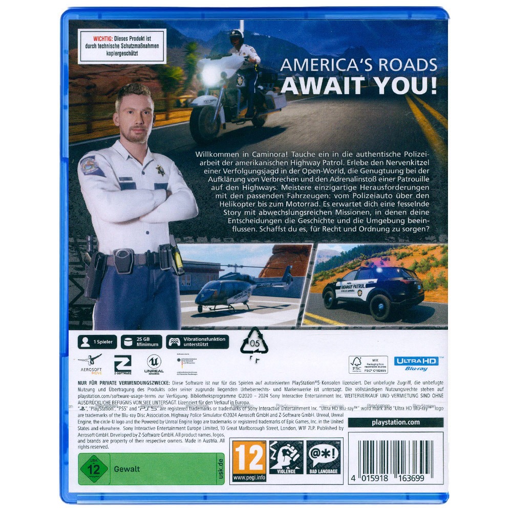 【一起玩】PS5 高速公路警察模擬器 中英文歐版 Highway Police Simulator-細節圖3