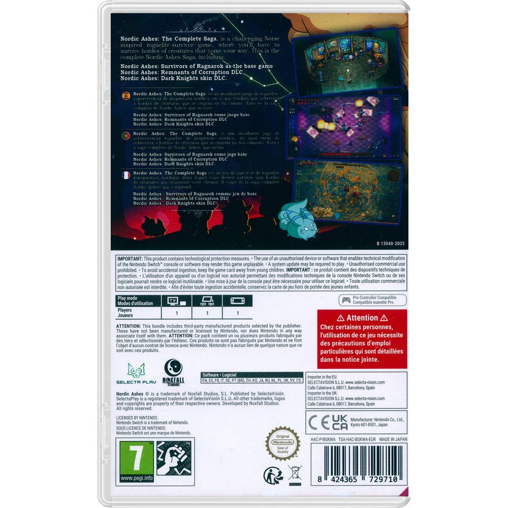 【一起玩】NS Switch 北歐之燼：完整傳奇 中英日文歐版 Nordic Ashes: The Complete-細節圖3