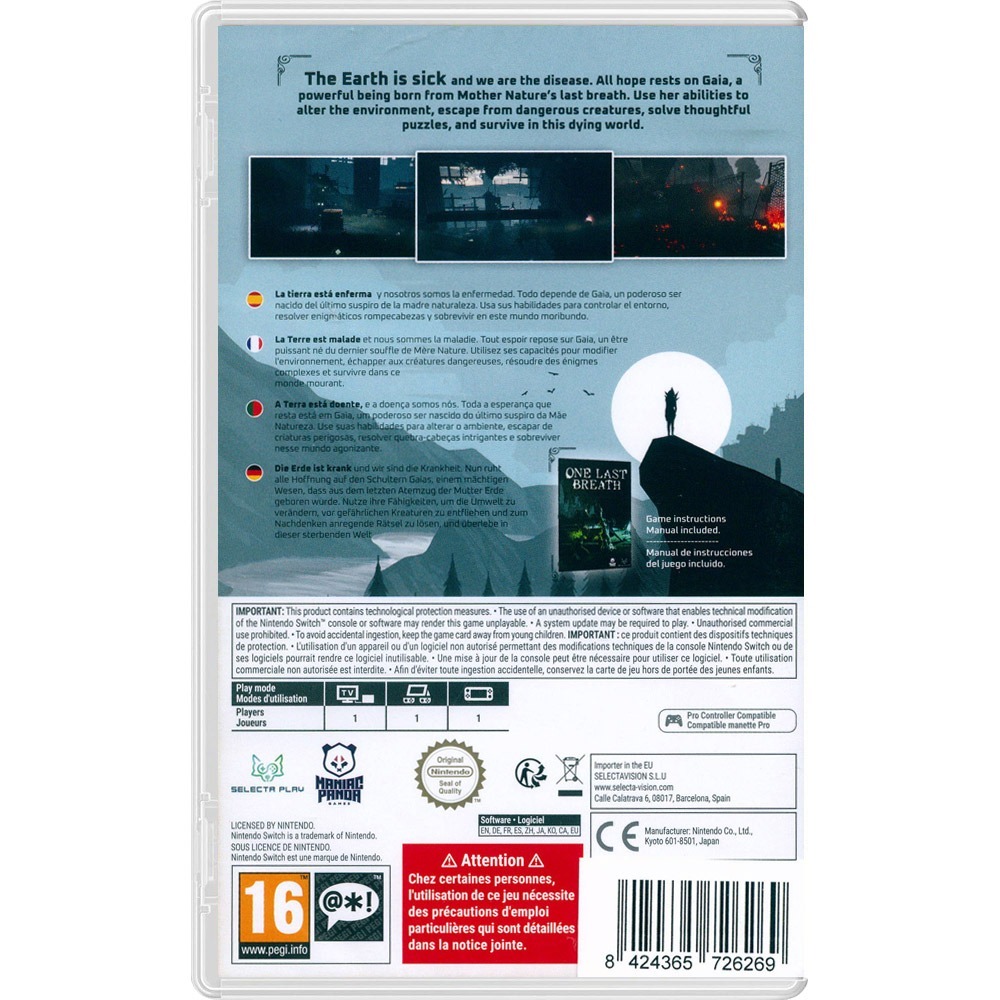 【一起玩】NS Switch 最後一口氣 中英日文歐版 ONE LAST BREATH-細節圖3