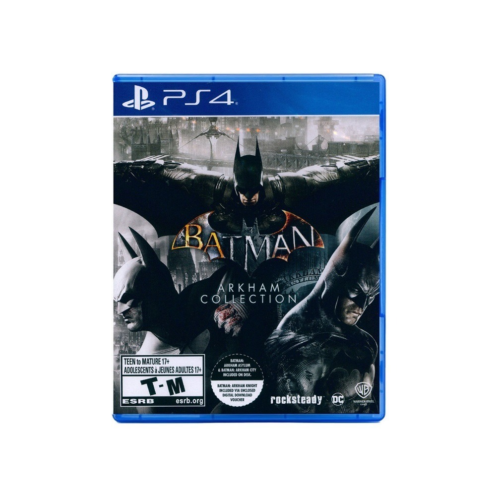 【一起玩】PS4 蝙蝠俠：阿卡漢 三部曲 英文美版 Batman: Arkham Collection-細節圖2