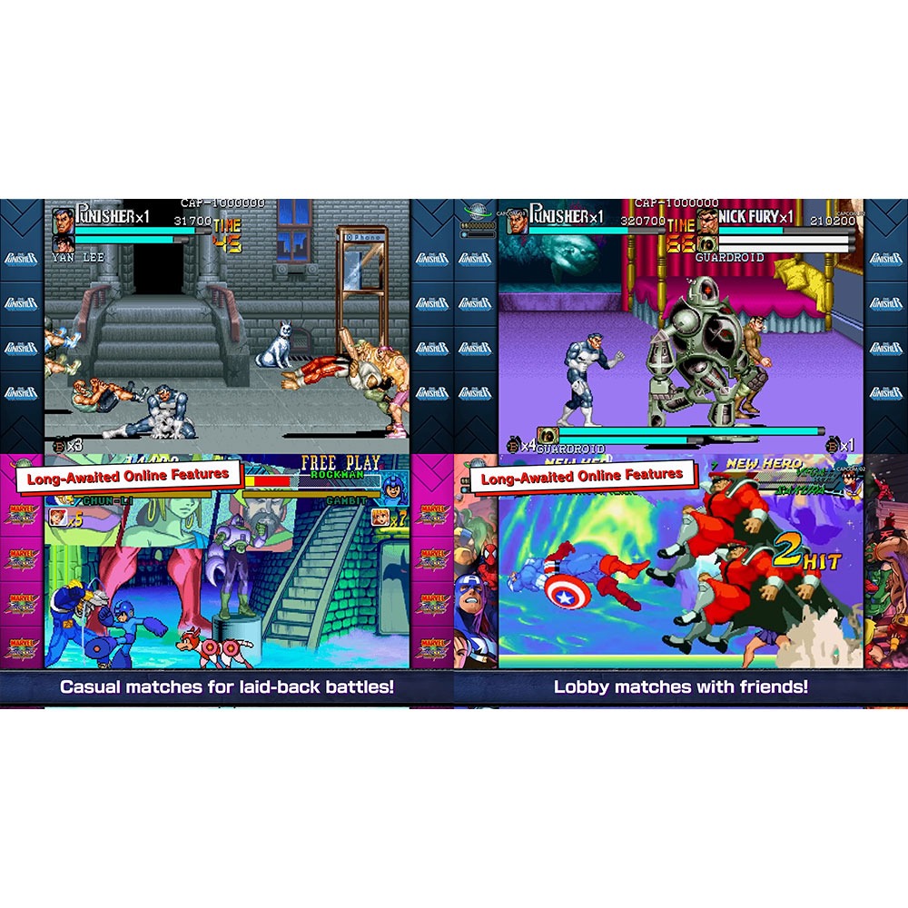 【一起玩】NS Switch Marvel vs. Capcom 格鬥合集：大型電玩經典 中英日文歐版 (盒裝序號)-細節圖7