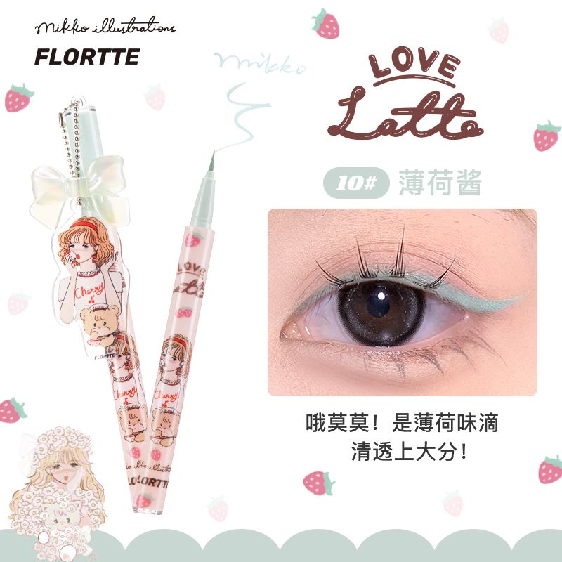 FLORTTE  眼影 唇泥 唇釉 眼線筆 眼線液 軟軟派對 mikko-細節圖22