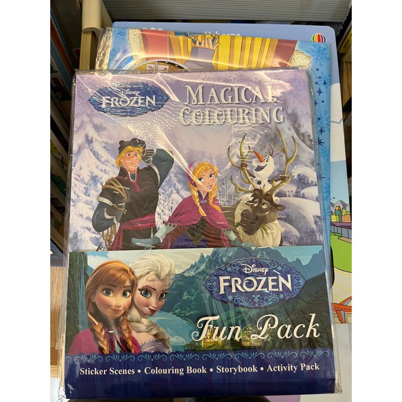 冰雪奇緣驚喜包 附繪本+貼紙書+著色書+色鉛筆組 Disney Frozen Fun Pack 冰雪奇緣驚喜包 閃亮版-細節圖2