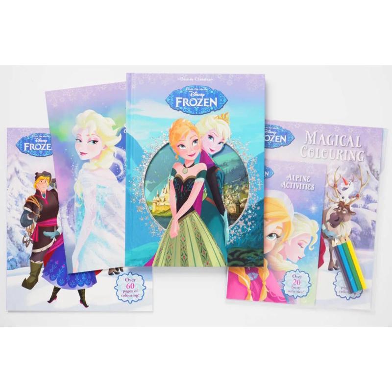 冰雪奇緣驚喜包 附繪本+貼紙書+著色書+色鉛筆組 Disney Frozen Fun Pack 冰雪奇緣驚喜包 閃亮版-細節圖3