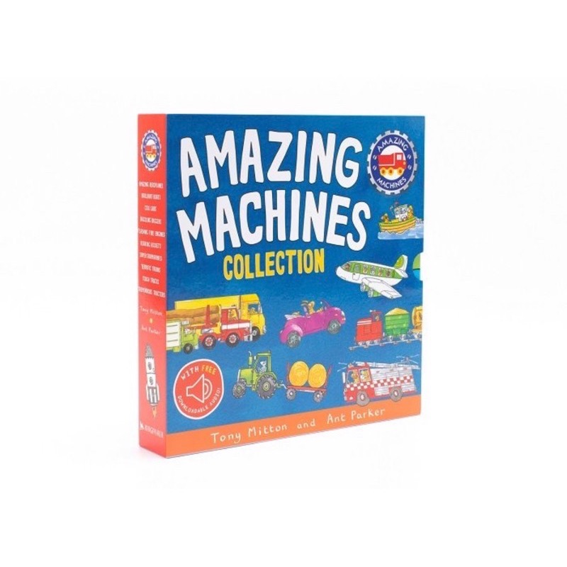 神奇機械大集合 10冊合售 Amazing Machines 10-Book with QR Codes Pack-細節圖2