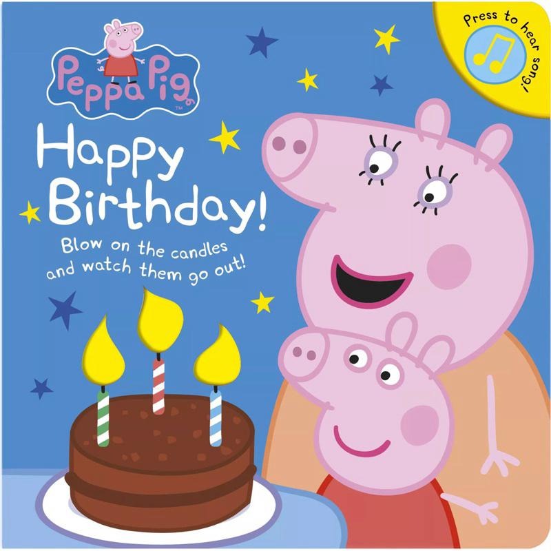 操作書 硬頁書 Peppa Pig pop up books happy birthday Christmas-細節圖4