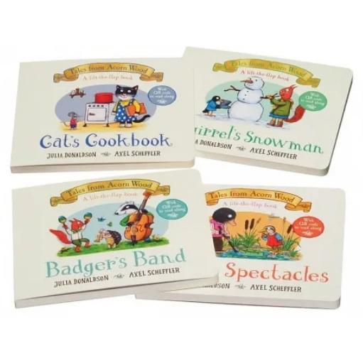 現貨 Julia Donaldson Acorn Wood 4-book   4本合售 翻翻套書 附 QR Code音檔-細節圖7