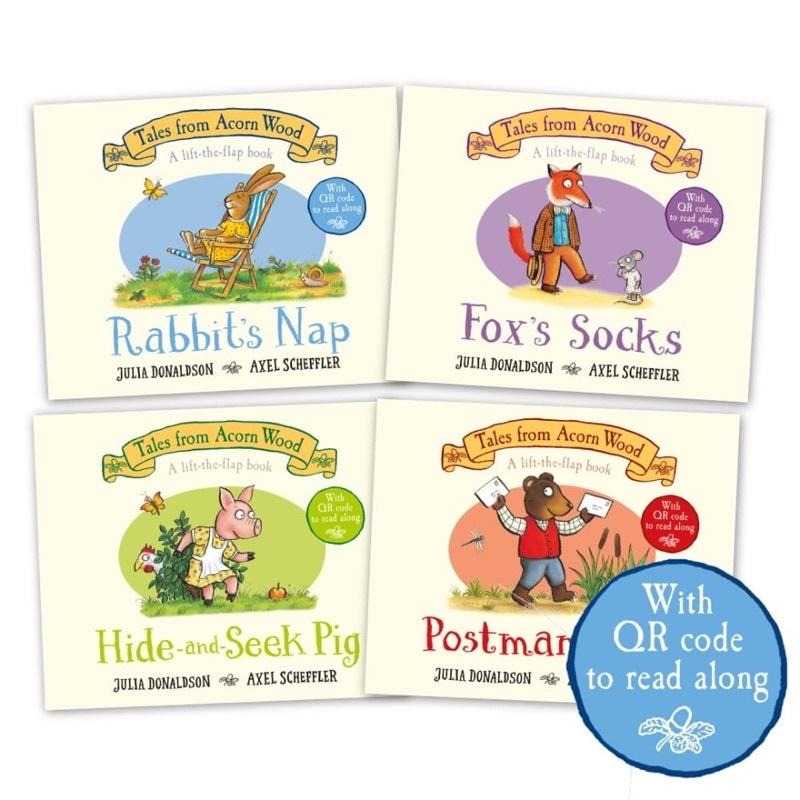 現貨 Julia Donaldson Acorn Wood 4-book   4本合售 翻翻套書 附 QR Code音檔-細節圖8