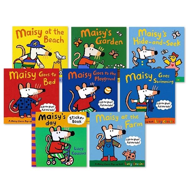 Maisy＇s World Boxset (8冊合售/附貼紙) 4本翻拉遊戲書 +4本貼紙遊戲書 超值歡樂組合-細節圖3