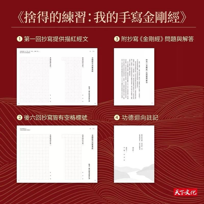 限量親簽版 現 吳若權 捨得自己+捨得的練習 金剛經讀寫組合-細節圖7