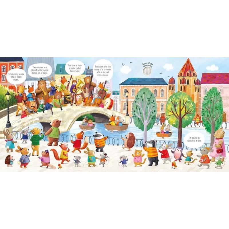 The Animal Orchestra Plays Tchaikovsky Mozart音樂按鍵書 柴可夫斯基 莫扎特-細節圖3