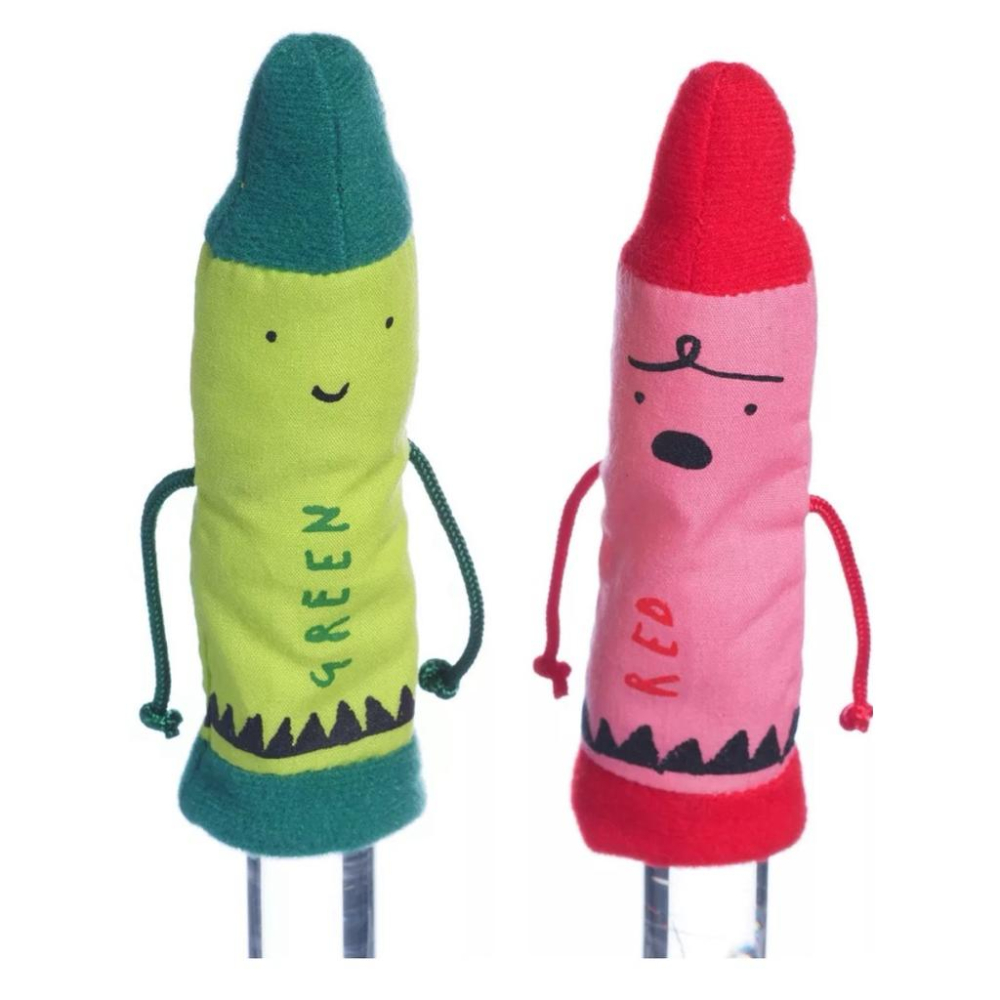 蠟筆大罷工 The Crayons A Set of Books and Finger Puppets 指偶+兩本硬頁書-細節圖2