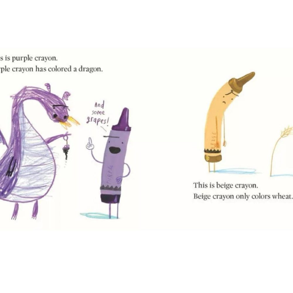 蠟筆大罷工 The Crayons A Set of Books and Finger Puppets 指偶+兩本硬頁書-細節圖3