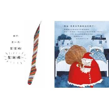 聖誕禮物 空空的聖誕襪 銀色紀念版 The Empty Stocking-細節圖2