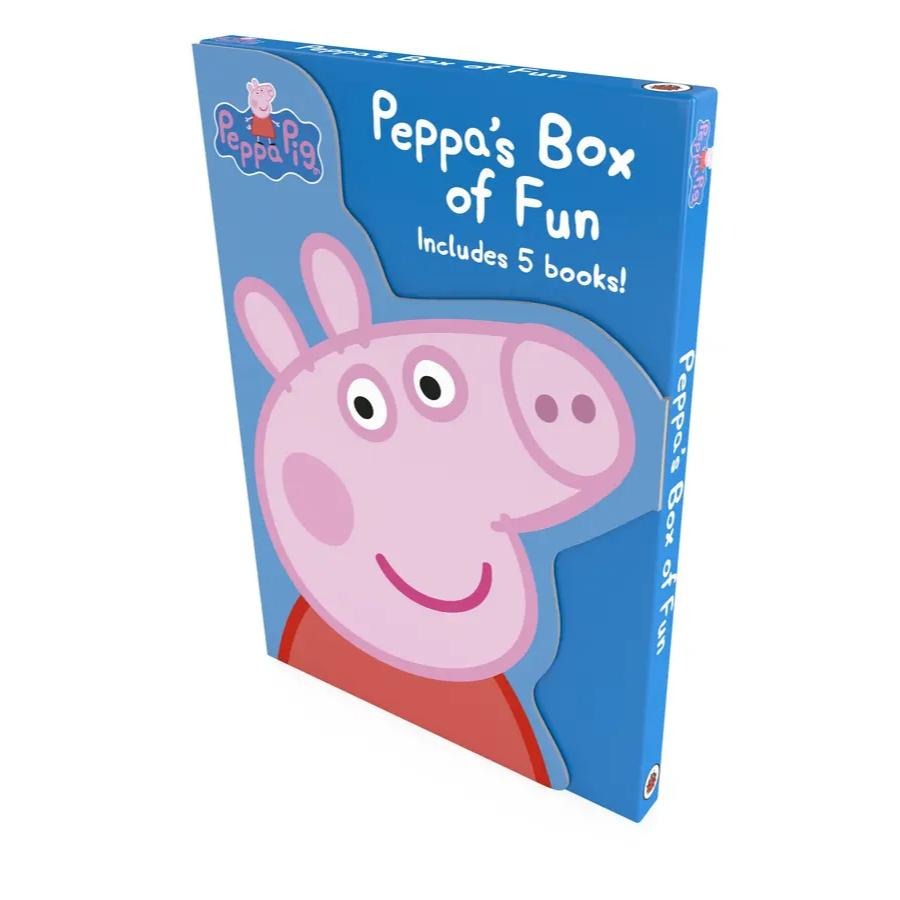 Peppa＇s Box of Fun (5冊合售) 佩佩豬 樂趣的盒子內包含的著色書和活動書-細節圖3