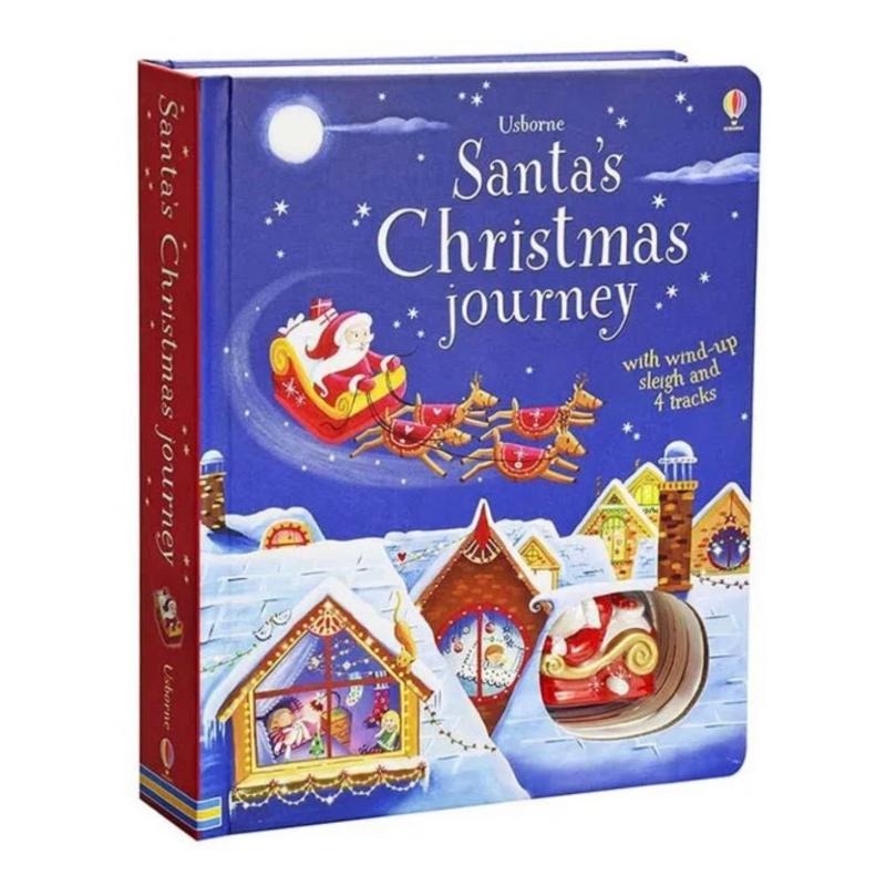 兒童節禮物  USBORNE wind up 火車 巴士 飛機 雪橇 跑跑 發條車 軌道書 車車 書 禮物書 兒童節-細節圖8